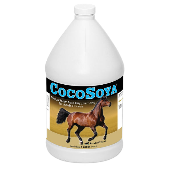 CocoSoya Omega Fatty Acid Supplement for Adult Horses on a white background