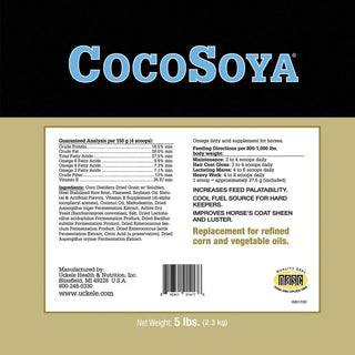 Uckele CocoSoya Granules Fatty Acid Formula for Horses directions