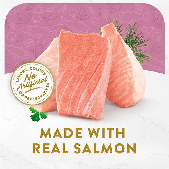 Fancy Feast Classic Broths with Wild Salmon & Vegetables Supplemental Wet Cat Food Pouches