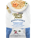 Fancy Feast Appetizers Oceanfish with a Shrimp Topper Lickable Cat Treats, 1.1-oz tray, case of 10
