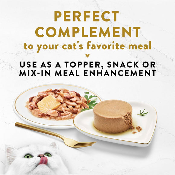 Fancy Feast Appetizers, Skipjack Tuna with a Sole Topper, Lickable Cat Treats
