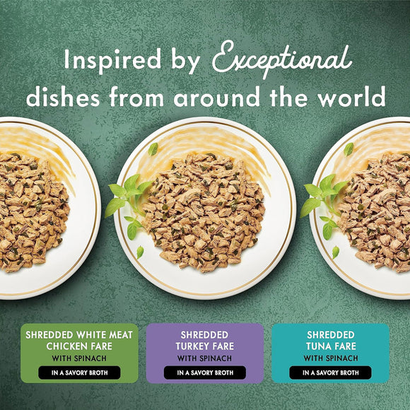 Fancy Feast Medleys Shredded Fare Wet Cat Food Variety Pack