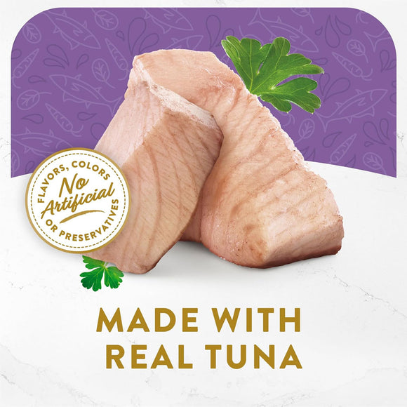 Fancy Feast Senior Classic with Skipjack Tuna & Vegetables in Broth Cat Food Complement & Topper