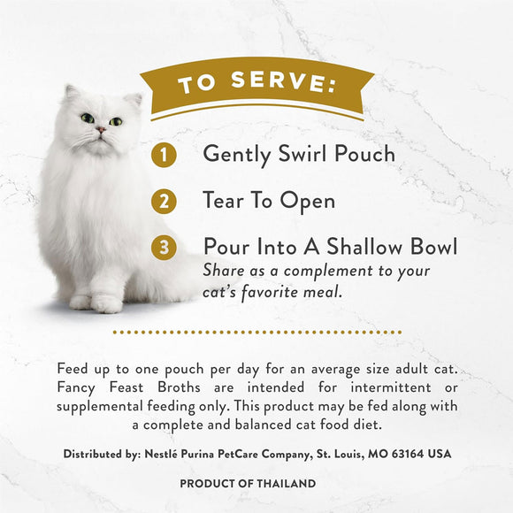 Fancy Feast Senior Classic with Skipjack Tuna & Vegetables in Broth Cat Food Complement & Topper