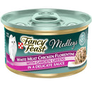 Fancy Feast Medleys White Meat Chicken Florentine in Sauce Wet Cat Food, 3-oz case of 24