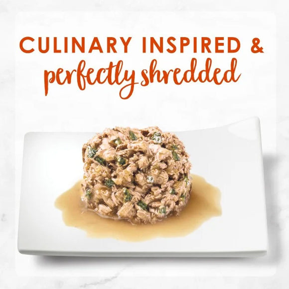 Fancy Feast Medleys Shredded White Meat Chicken Fare in Broth Wet Food