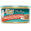 Fancy Feast Medleys Shredded White Meat Chicken Fare in Broth Wet Food, 3-oz case of 24