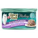 Fancy Feast Medleys Wild Salmon Florentine in Sauce Wet Cat Food, 3-oz case of 24