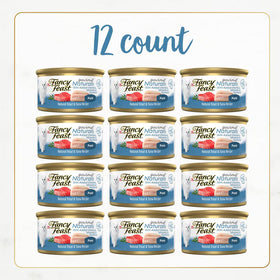 Fancy Feast Gourmet Naturals Trout & Tuna Recipe Pate Canned Cat Food