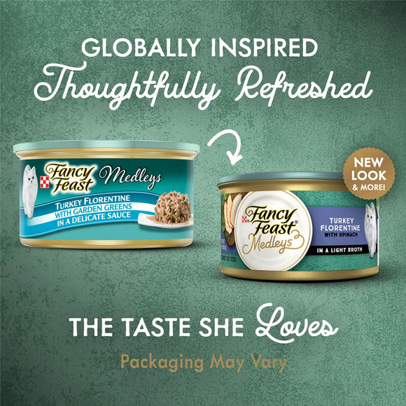 Fancy Feast Medleys Tender Turkey Tuscany in Sauce Wet Cat Food