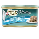 Fancy Feast Medleys Tender Turkey Tuscany in Sauce Wet Cat Food, 3-oz case of 24