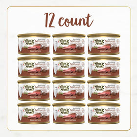Fancy Feast Gourmet Naturals Beef Recipe in Gravy Canned Cat Food
