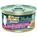 Fancy Feast Medleys White Meat Chicken Tuscany in Sauce Wet Cat Food, 3-oz case of 24