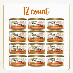 Fancy Feast Gourmet Naturals Wild Alaskan Salmon Recipe Pate Canned Cat Food