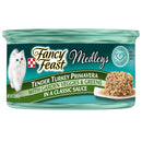 Fancy Feast Elegant Medleys Tender Turkey Primavera Wet Cat Food, 3-oz case of 24