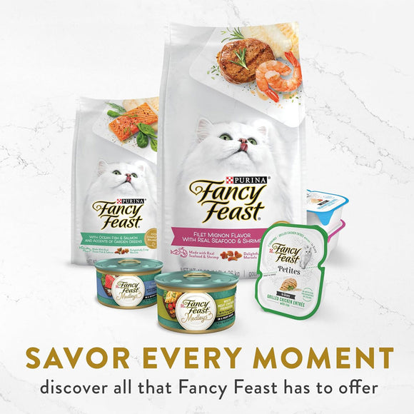 Fancy Feast Appetizers Grain-Free Flaked Tongol Tuna Appetizer in Savory Broth Wet Cat Food