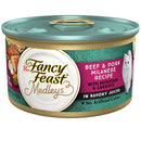 Fancy Feast Medleys Beef & Pork Milanese with Carrot & Potato Wet Cat Food, 3-oz case of 24
