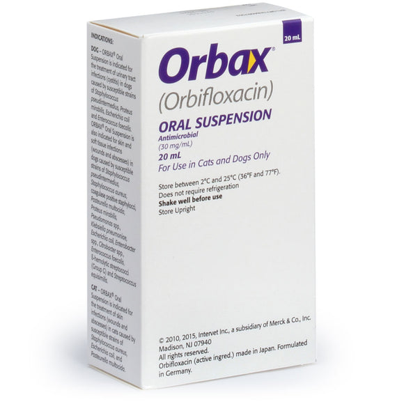 Orbax Oral Suspension (Orbifloxacin)