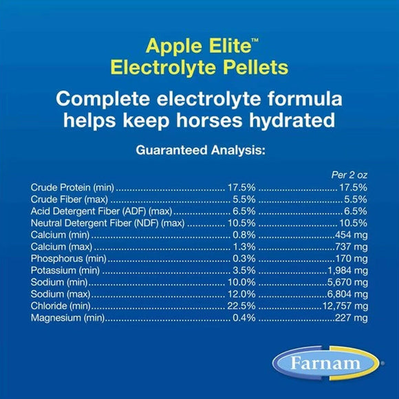 Farnam Apple Elite Electrolyte Pellets Horse Supplement (7.5 lb)