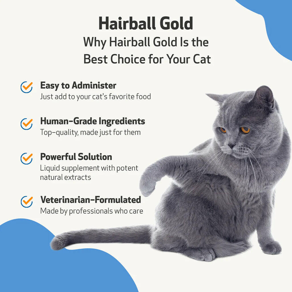 Hairball Gold- Help for Cat Hairballs (2 oz)