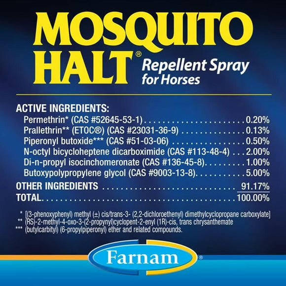 Farnam Mosquito Halt Repellent Spray (32 oz)