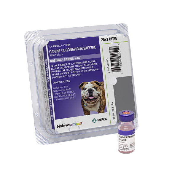 Nobivac Canine 1-Cv Vaccine for Dogs, 25 Doses