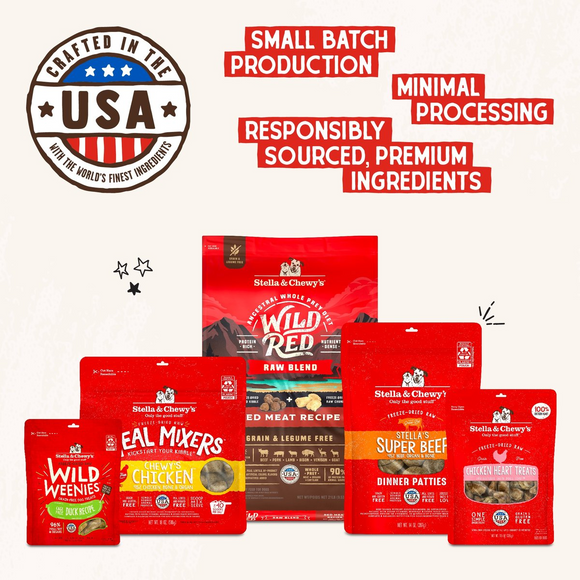 Stella & Chewy's Stella's Super Beef Meal Mixers Freeze-Dried Raw Food Topper For Dogs