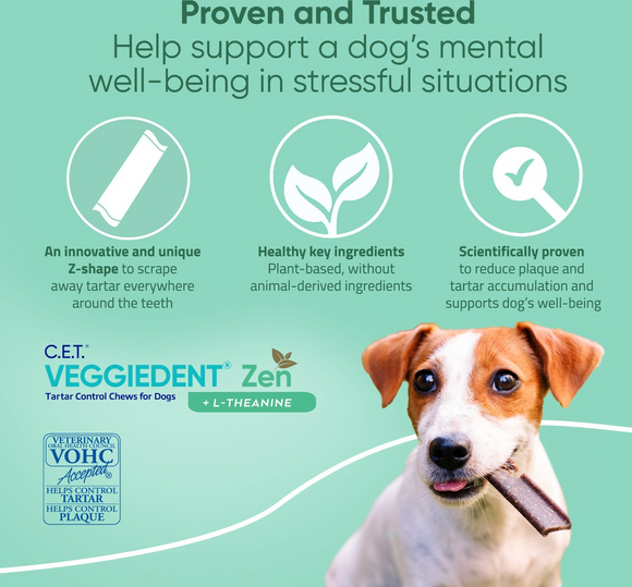C.E.T. VeggieDent Zen for Extra Small Dogs Under 11 lbs