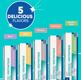 Virbac C.E.T. Enzymatic Toothpaste for Dogs & Cats, 2.5 oz - 0