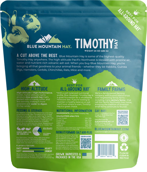 Blue Mountain Hay Timothy Hay Small Animal Food