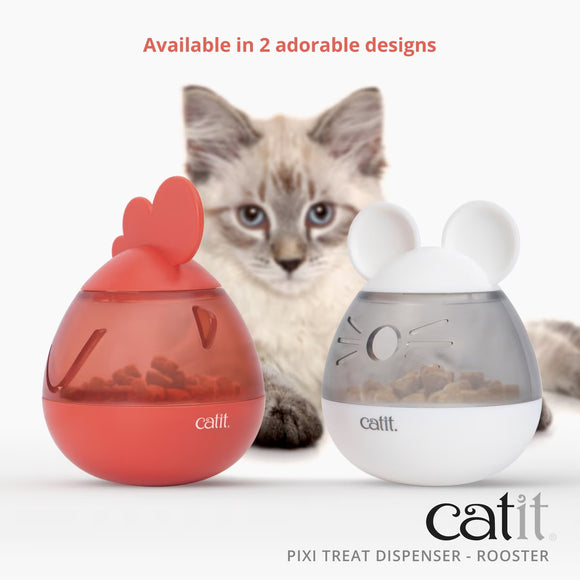 Catit PIXI  Rooster Shape Treat Dispenser for Cats