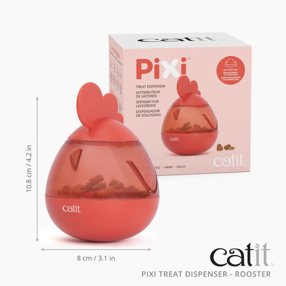 Catit PIXI  Rooster Shape Treat Dispenser for Cats