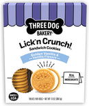 Three Dog Bakery Lick'n Crunch Vanilla & Vanilla Flavors Dog Treats, 13-oz-1