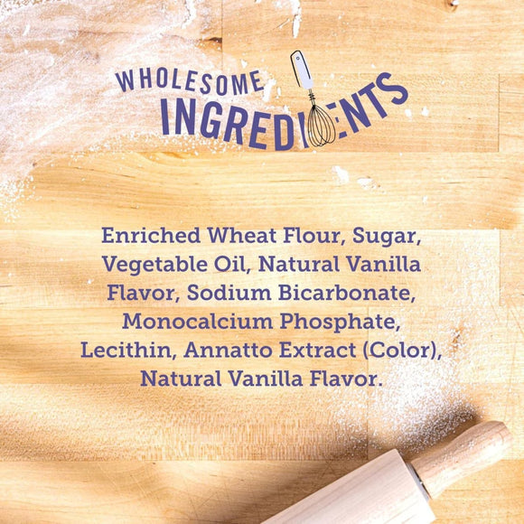 Three Dog Bakery Lick'n Crunch Vanilla & Vanilla Flavors Dog Treats, 13-oz