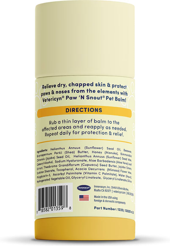 Vetericyn Paw N Snout Pet Balm Stick, 2.5-oz