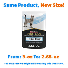 Purina Pro Plan Hydra Care Liquid Hydration Supplement for Cats - New Product size