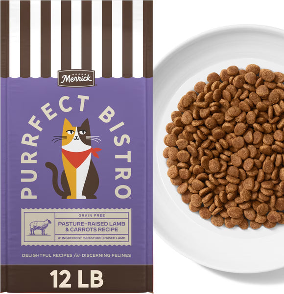 Merrick Purrfect Bistro Grain Free Pasture-Raised Lamb & Carrots Recipe Dry Cat Food