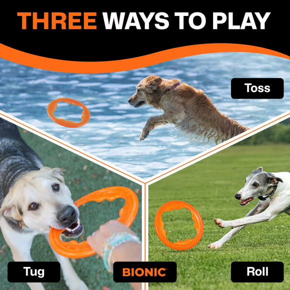 Bionic Toss-N-Tug Turbo Dog Toy