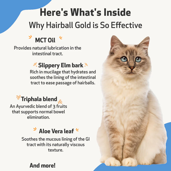 Hairball Gold- Help for Cat Hairballs (2 oz)