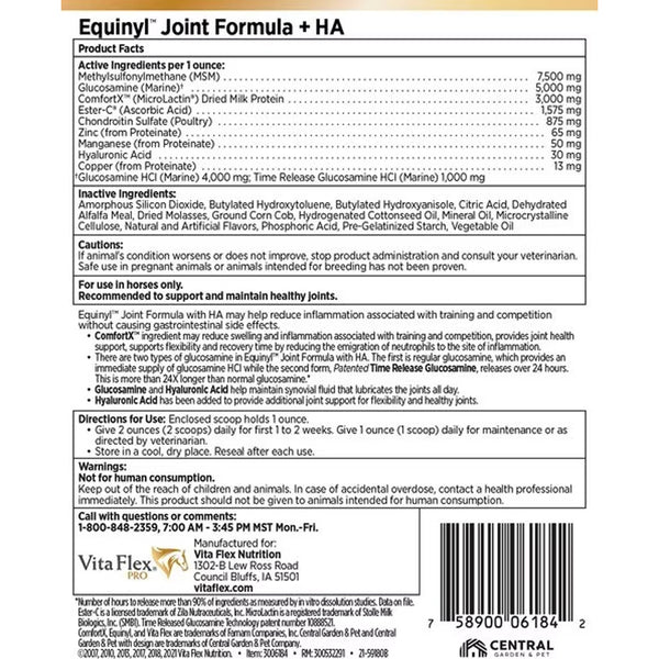 Vita Flex Equinyl Combo w/ Hyluronic Acid (3.75 lb)