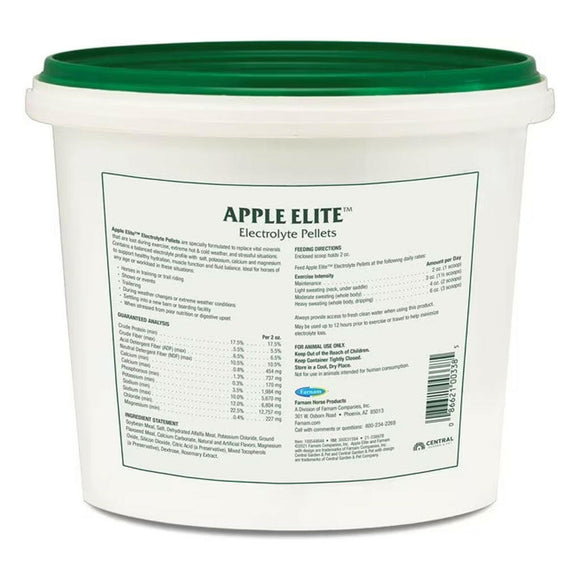 Farnam Apple Elite Electrolyte Pellets Horse Supplement (7.5 lb)