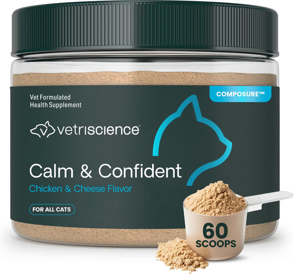 VetriScience Calm & Confident Composure Granules for Cats, 2.75-oz