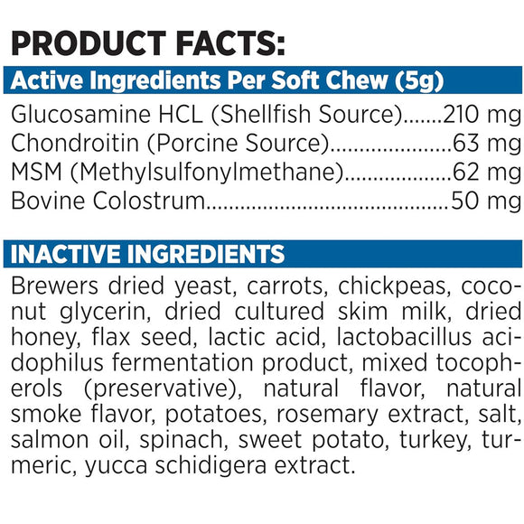 NutriSource AmpliFull Mobility Soft Chews Dogs Supplement, Turkey Flavor, 70-count