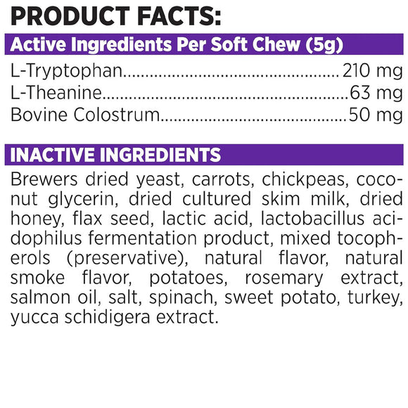 NutriSource AmpliFull Calming Soft Chews Dogs Supplement