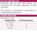NutriSource AmpliFull Skin & Coat Soft Chews Dogs Supplement