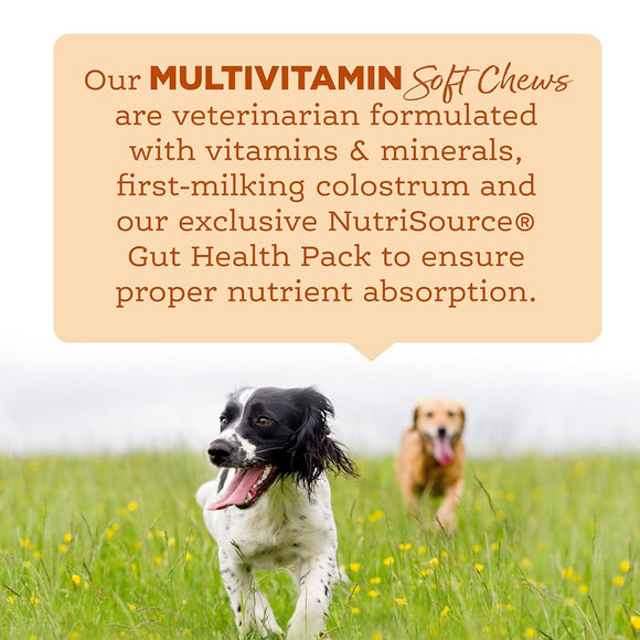 NutriSource AmpliFull Multivitamin Soft Chews Dogs Supplement, Turkey Flavor
