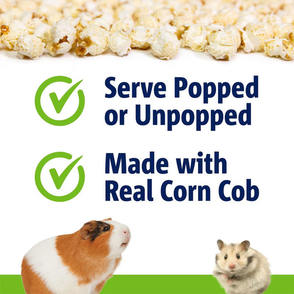 Vitakraft Mini-Pop Microwave Mini Popcorn Treats for Guinea Pigs, Hamsters & Other Small Animals