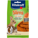 Vitakraft Slims with Carrot Nibble Stick Treats for Rabbits, Guinea Pigs & Other Small Animals 1.76-oz
