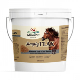 Manna Pro Simply Flax Advanced Skin & Coat Health for Horses (8 lb)