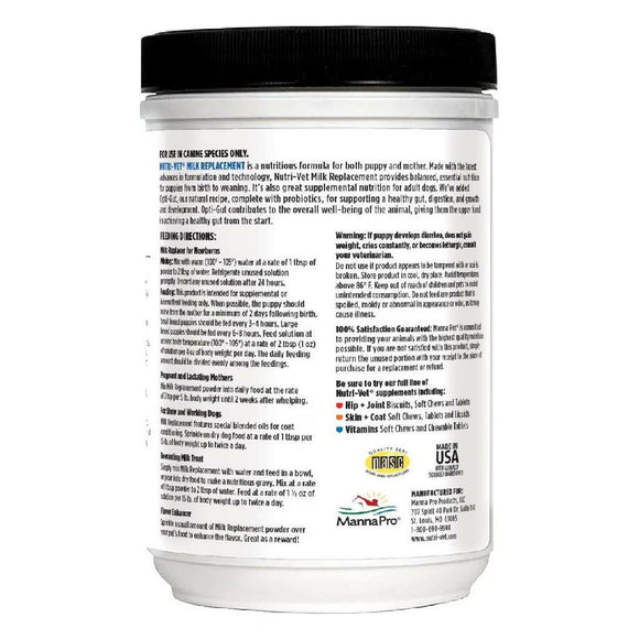 Nutri-Vet Milk Replacement Powder for Puppies (12 oz)
